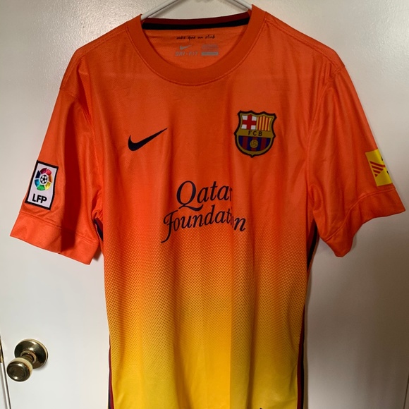 authentic barcelona away jersey